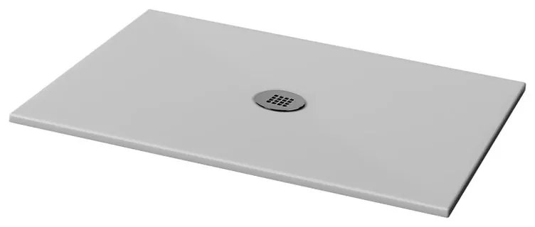 Piatto doccia in ceramica extra slim grigio L 80 x L 70 cm
