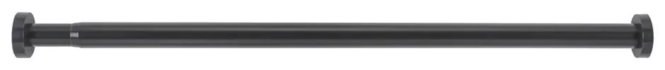 Asta da bagno telescopica nera, lunghezza 70-115 cm Luz - Wenko