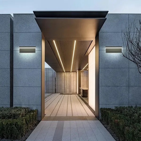 Brilagi - Applique da esterno LED TESSI LED/10W/230V nera IP54