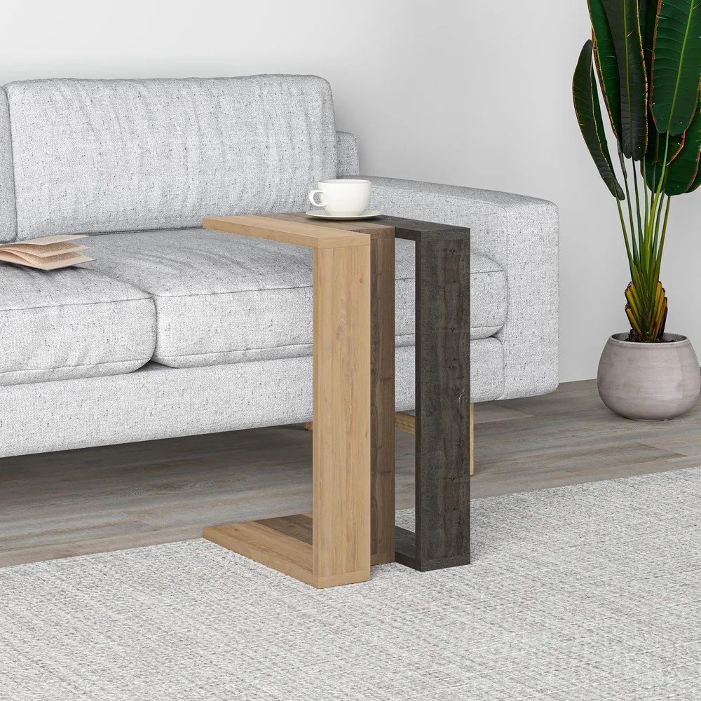 Tavolino in rovere 40x30 cm Macha - Marckeric