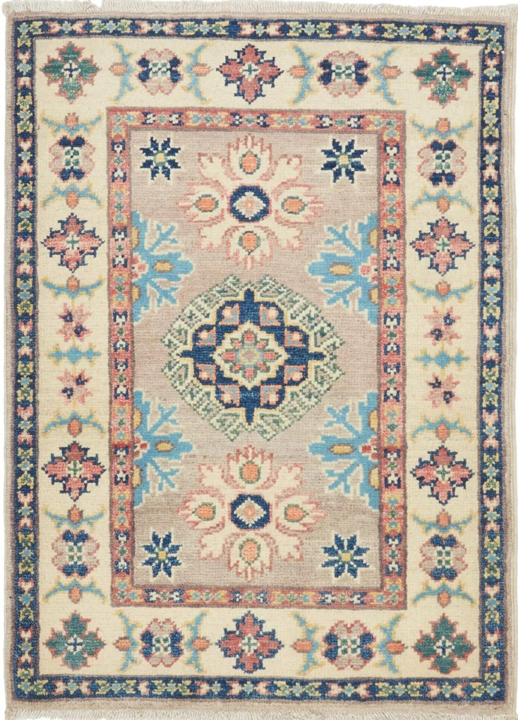 Kazak Tappeto 90x60 (Pakistan) Annodato A Mano