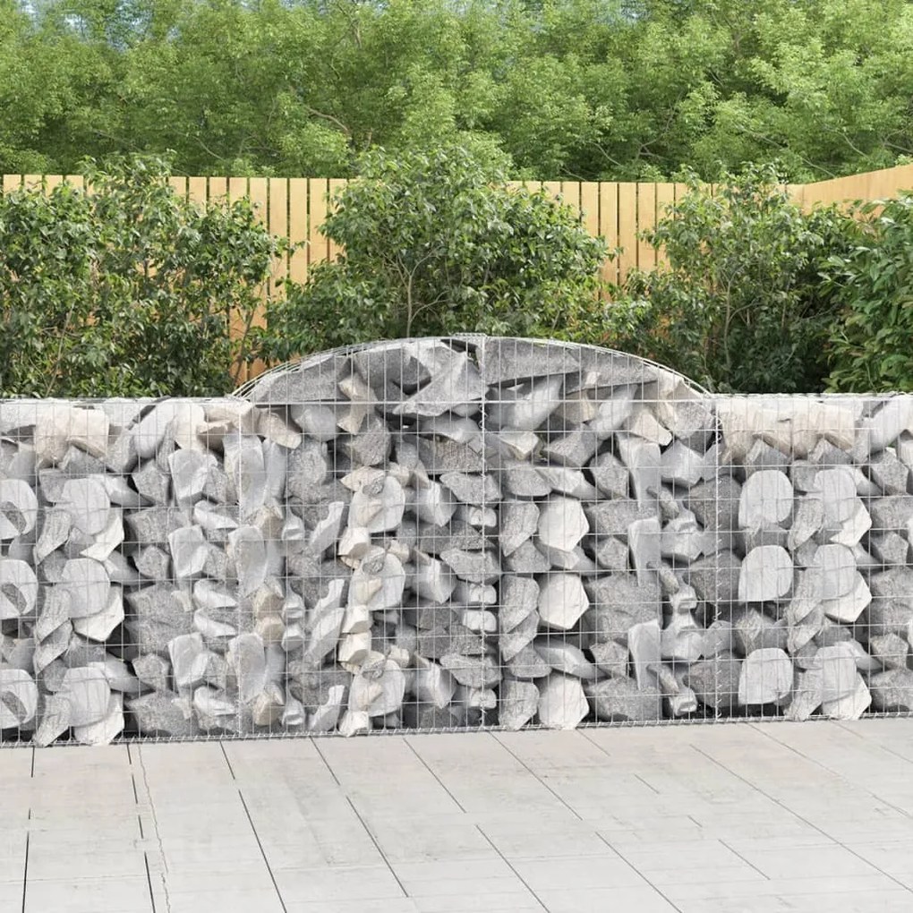 Cesti Gabbioni Ad Arco 25 Pz 300x50x100/120 Cm Ferro Zincato /