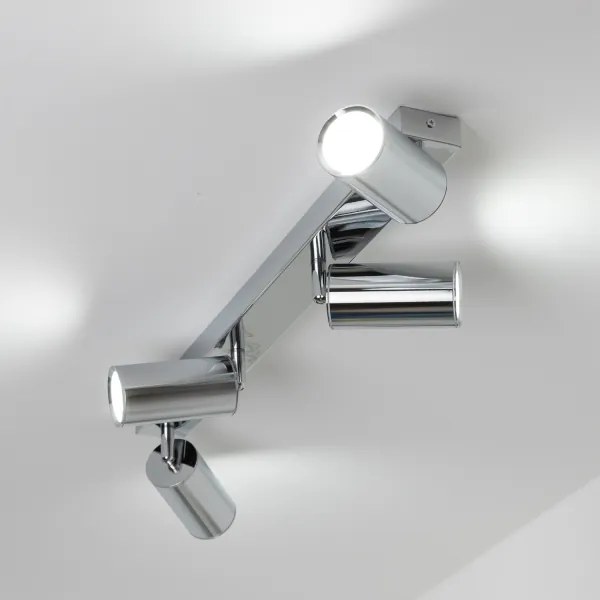 Brilagi - Luce Spot da bagno SELE 4xGU10/30W/230V IP44 cromo lucido