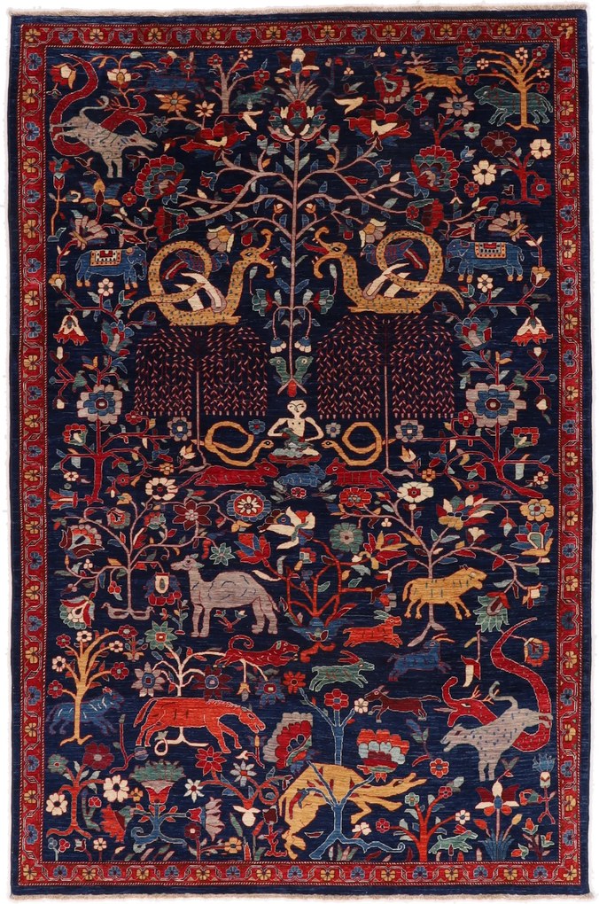Farahan Tappeto orientale 270x180 (Afghanistan) Annodato A Mano
