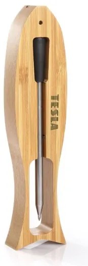 TESLA Electronics - Termometro smart per la carne con supporto di ricarica 0-300 °C 5V IP67