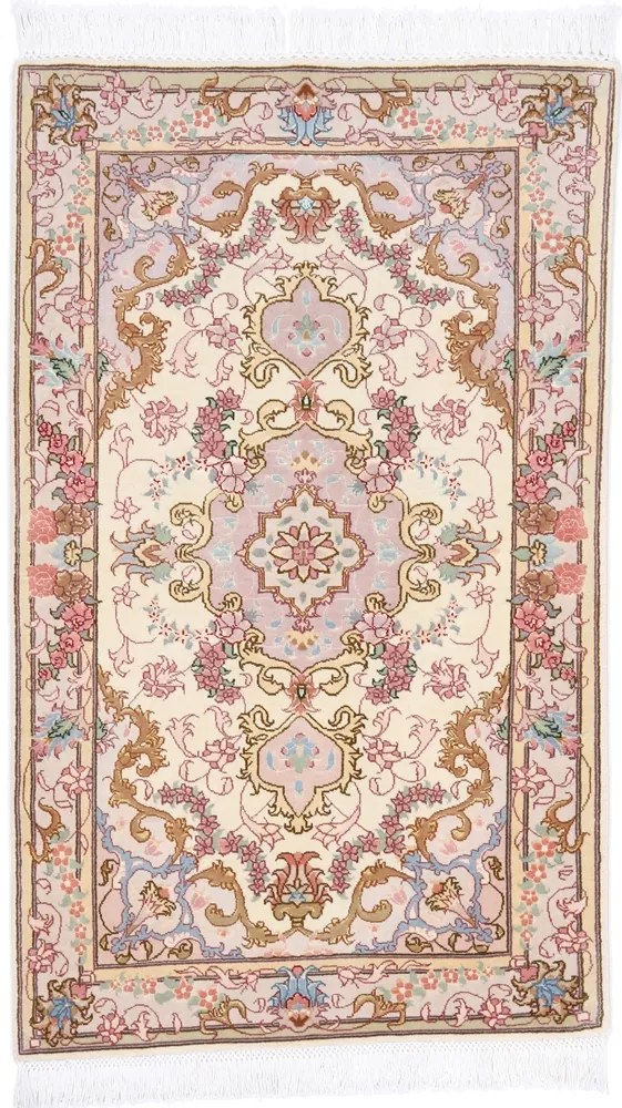 Tabriz Tappeto 120 x 70 Grigio (Iran) Annodato A Mano