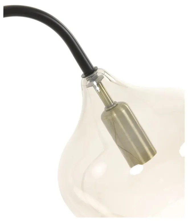 Lampada da tavolo nera (altezza 50,5 cm) Rakel - Light &amp; Living