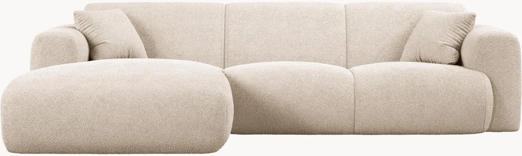 Divano angolare 4 posti in bouclé Molino