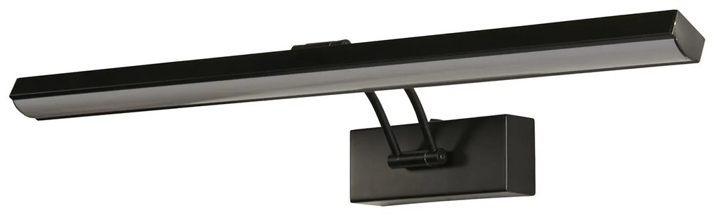 Applique Moderna Rodi Acciaio Nero Policarbonato Led 13,3W 3000K