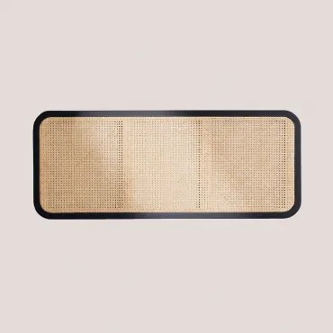 Testiera per Letto in Legno da 150 cm Ralik Colors Design Nero & - Sklum