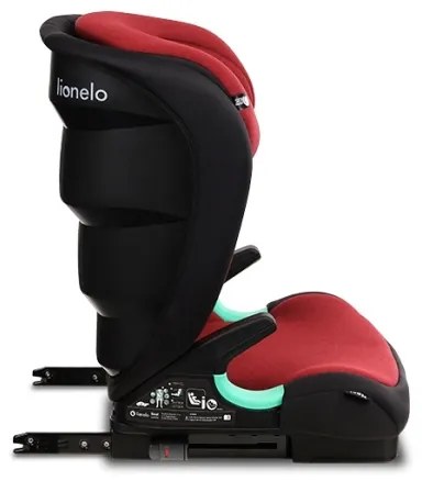 Lionelo - Seggiolino auto NEAL i-Size 100-150 cm Rosso bordeaux