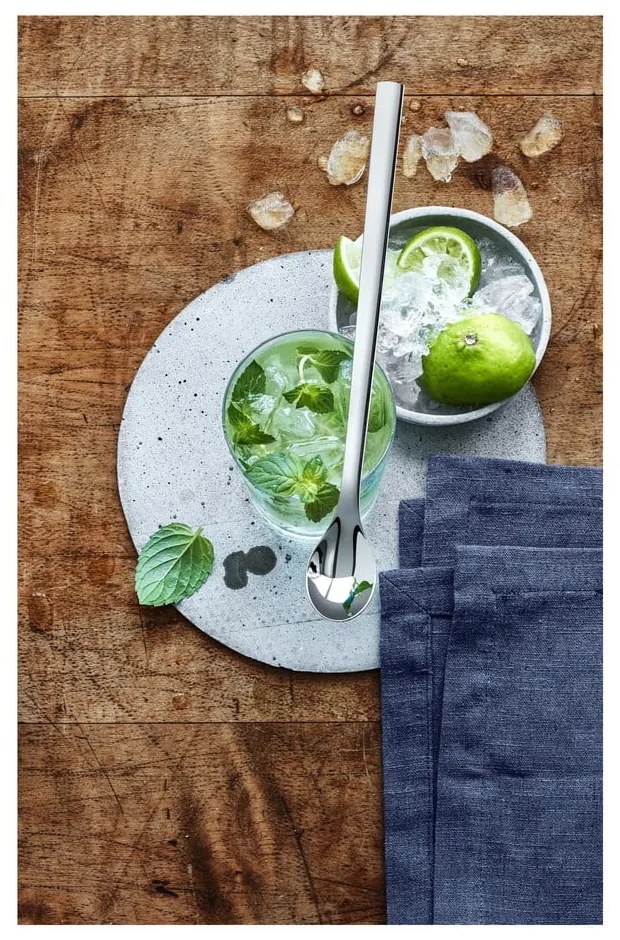 Set di cucchiai a manico lungo grigio in acciaio inox 6 pz Nuova – WMF