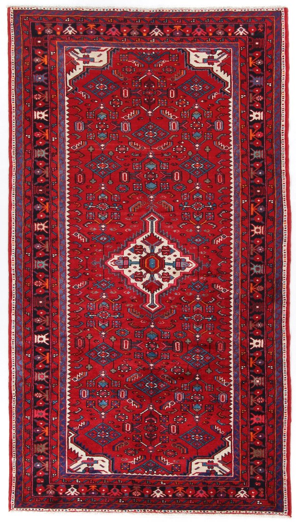 Hamedan Tappeto 160 x 290 (Iran) Annodato A Mano