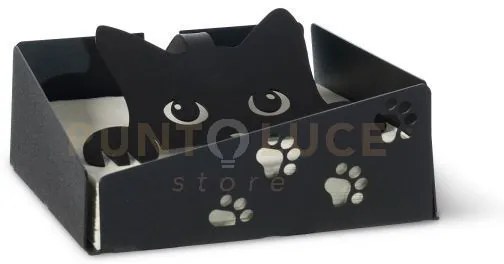 Portatovaglioli silvestro nero