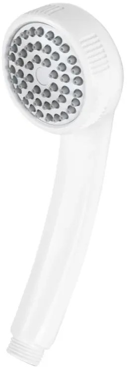 Doccetta monogetto in ABS bianco con ugelli anticalcare