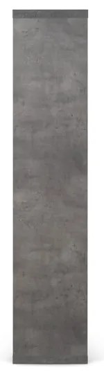 Libreria grigia effetto cemento 70x159 cm Berlin - TemaHome