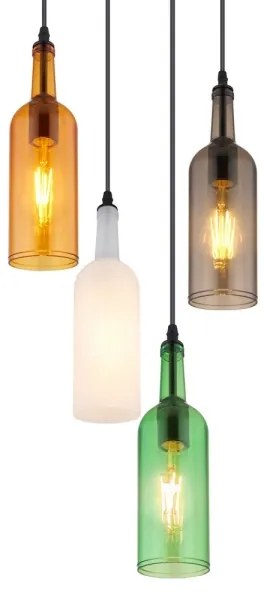 Globo 28048-4H - Lampadario su filo LEVITO 4xE27/8W/230V