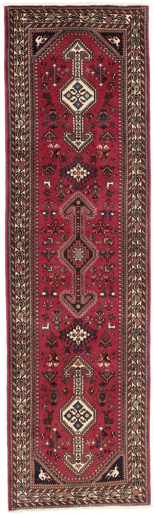 Nasrabad Tappeto 90x300 (Iran) Annodato A Mano