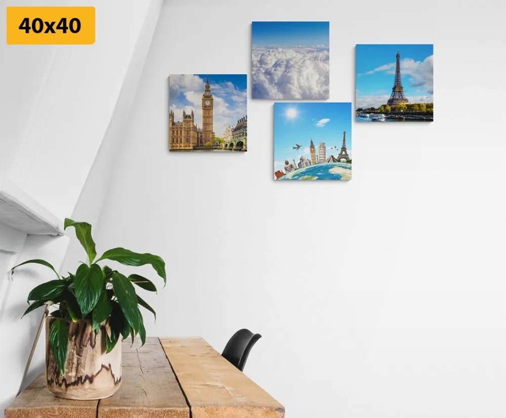 Set di quadri – Monumenti famosi del mondo