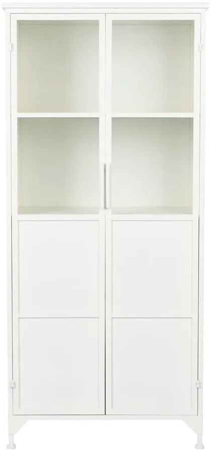 Vetrina metallica bianca 35x150 cm Miya - White Label