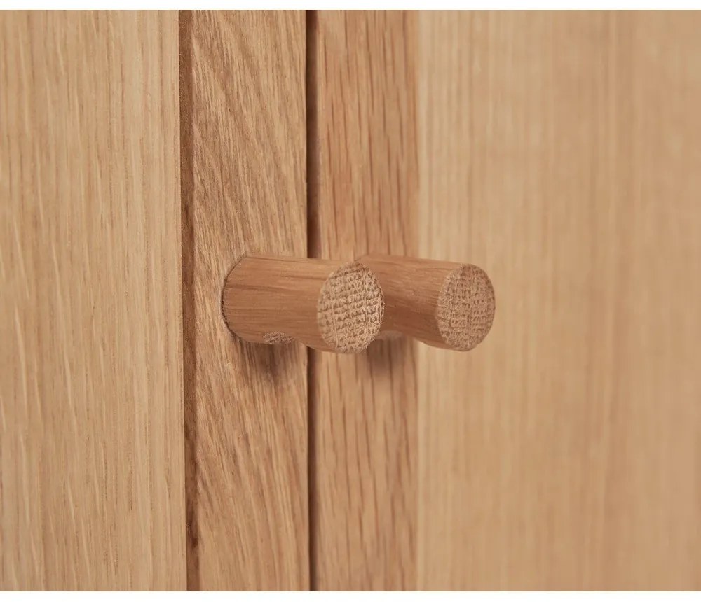 Mobiletto in rovere naturale 90x90 cm Dash - Hübsch