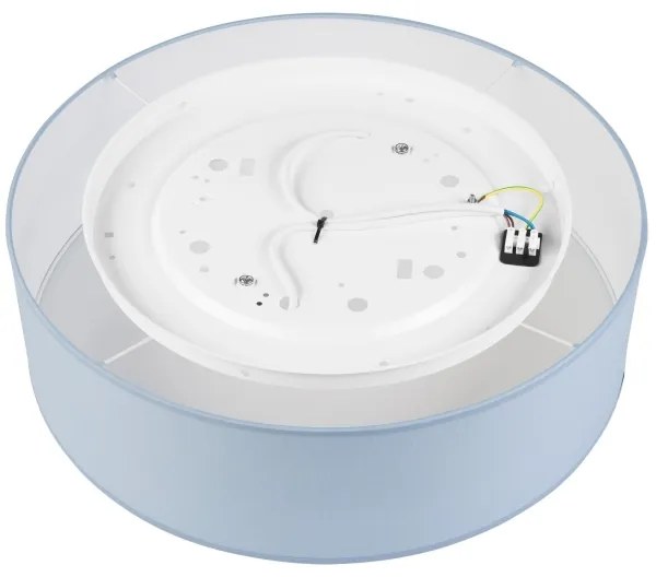 Plafoniera SIRJA PASTEL 2xE27/15W/230V Ø 45 cm blu