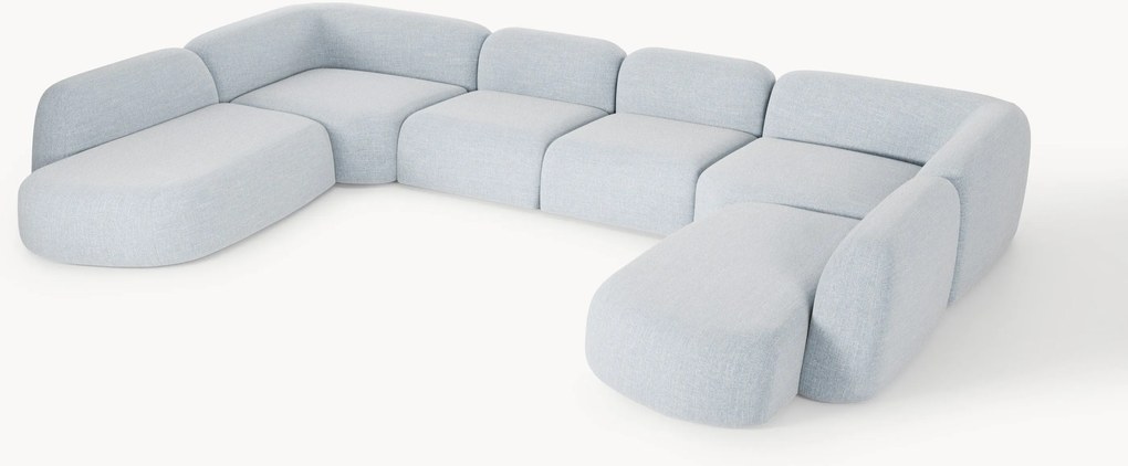 Divano componibile XL in bouclé Wolke