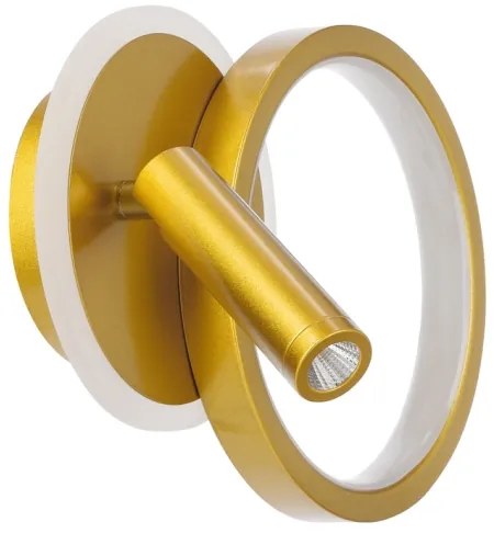 Faretto da parete LED MONET LED/15W/230V dorato