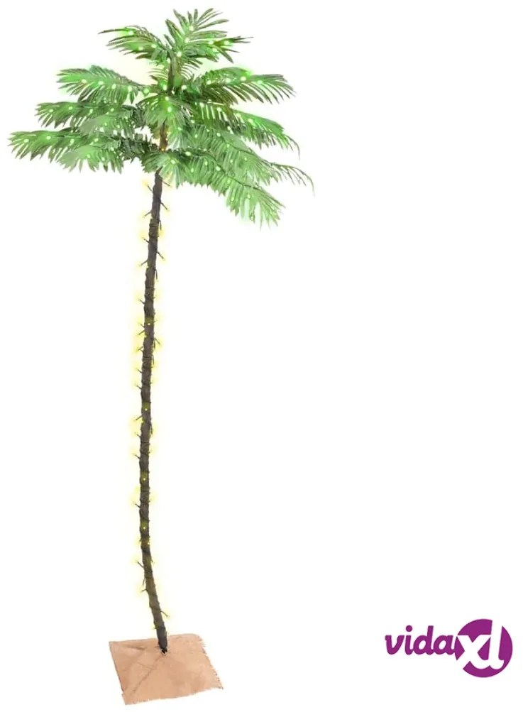 vidaXL Palma con LED Bianco Caldo 252 LED 400 cm
