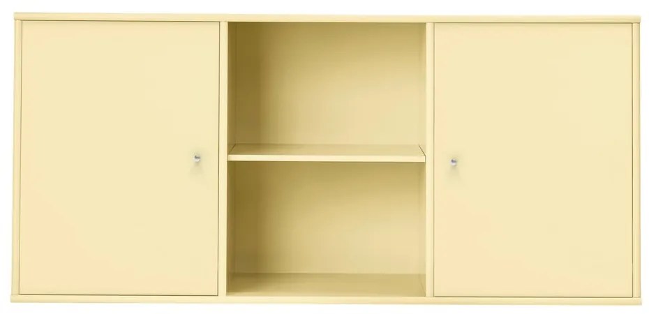 Cassettiera bassa giallo chiaro a sospensione 133x61 cm Mistral - Hammel Furniture