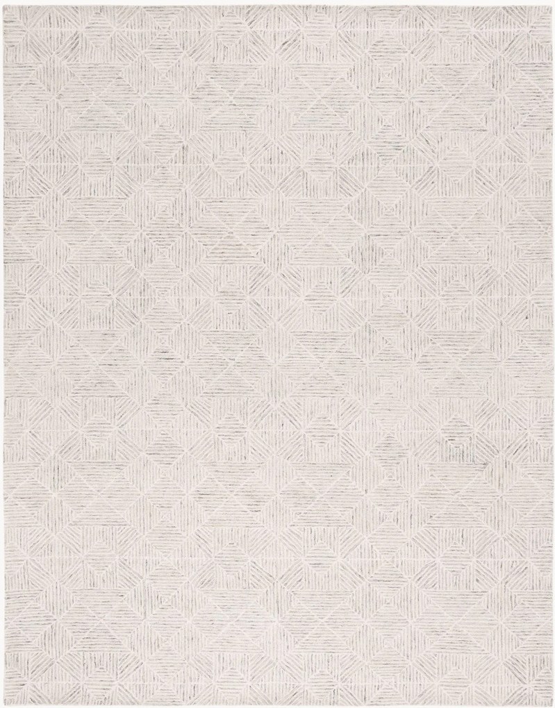 Tappeto in lana a pelo basso tuftato a mano Delyth