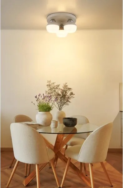 Globo 15999-3D - Plafoniera RAGUSA 3xE27/60W/230V Ø 31,5 cm