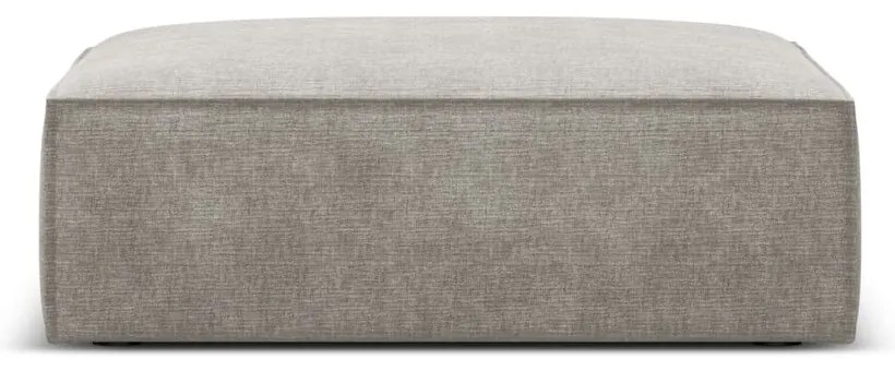 Pouf grigio chiaro Vanda - Mazzini Sofas