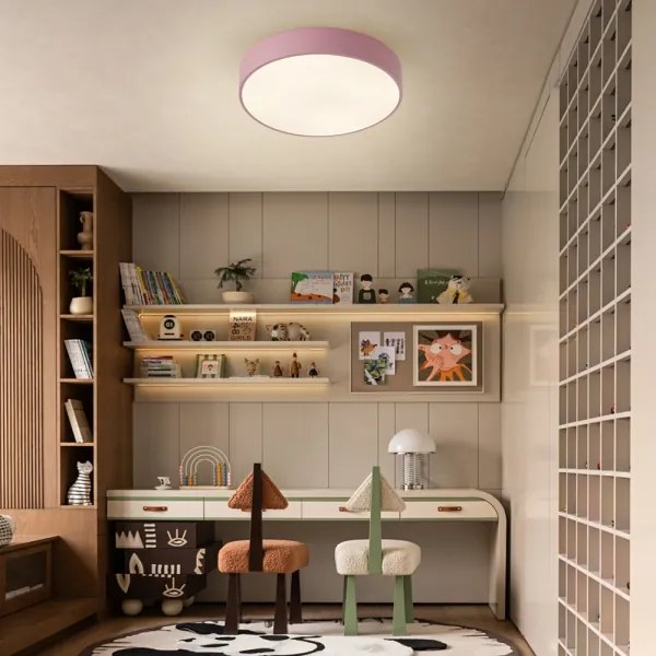 Brilagi - Plafoniera LED dimmerabile POOL LED/48W/230V 3000-6000K 40 cm rosa + telecomando