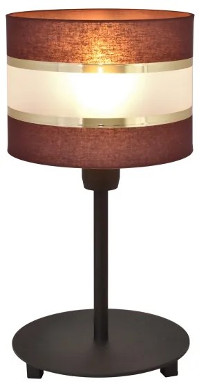 Lampada da tavolo HELEN 1xE27/15W/230V marrone/nero/oro