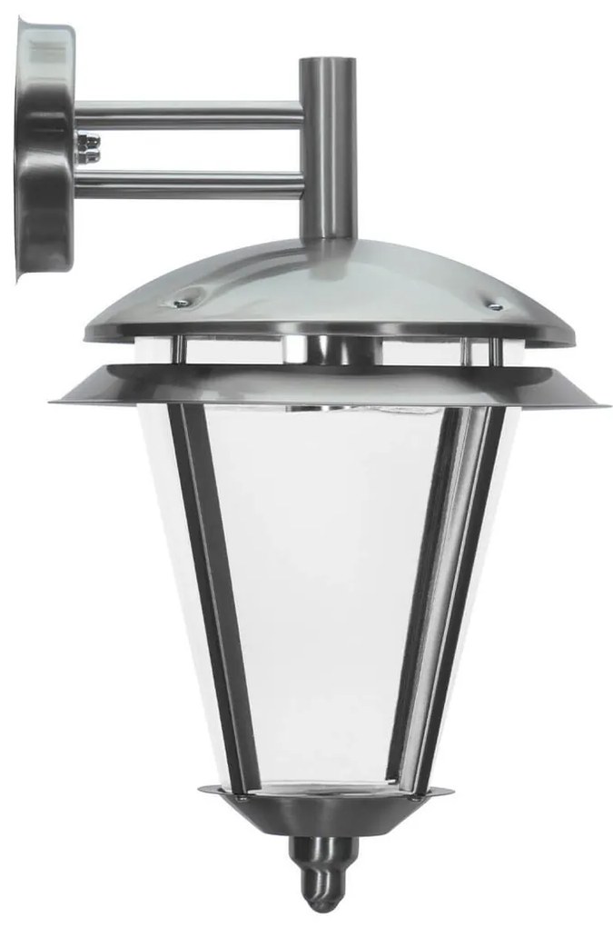 Applique da parete IP54 in Acciaio Inox E27 per Esterni da parete