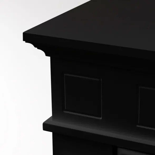 Camino a bioetanolo biocamino da terra JEFFERSON Nero L 89,5 x H90,5 x P28