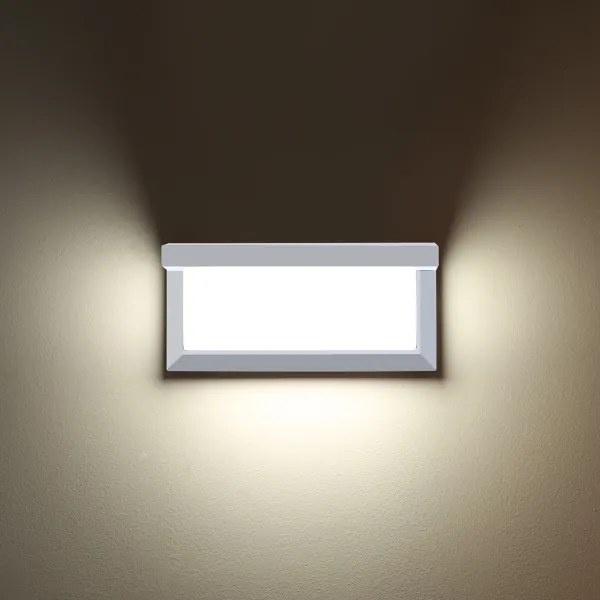 Brilagi-LED Applique da esterno con sensore BRICKY LED/12W/230V bianco IP54