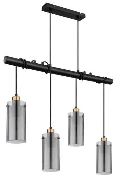 Globo 15564-4H - Lampadario a sospensione con filo FANNI 4xE27/40W/230V