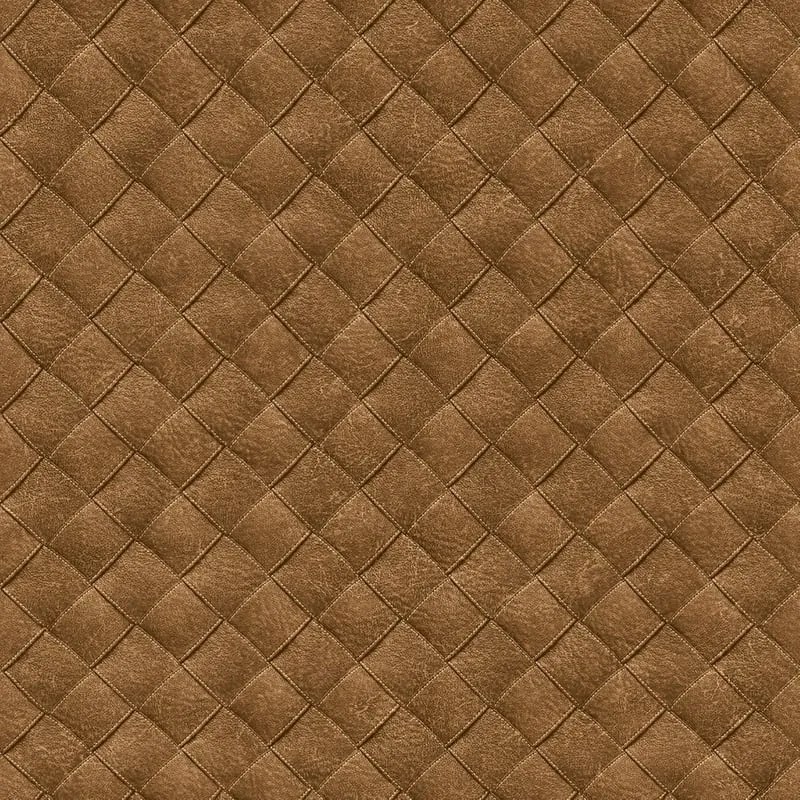 Carta da parati Treccia marrone ruggine, 53 cm x 10.05 m