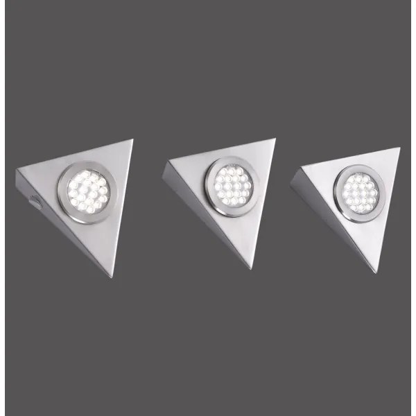 Paul Neuhaus 1119-55-3 - SET 3x LED Illuminazione per mobili con sensore LED/2,5W/230V