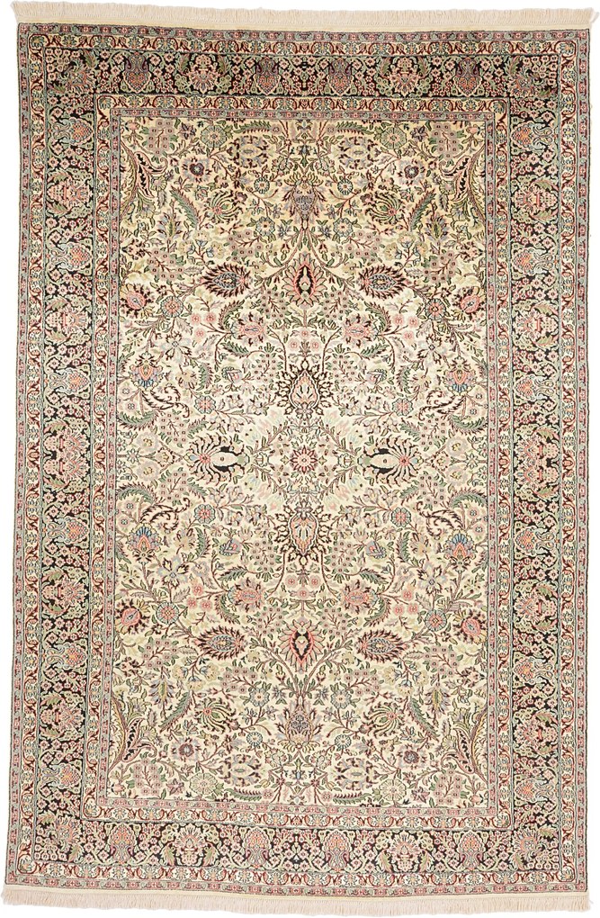 Cashmere Silk Tappeto orientale 190x280 (Indian) Annodato A Mano