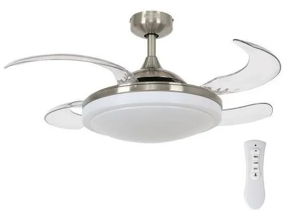 FANAWAY 212982 – Ventilatore da soffitto EVORA 2×E27/20W/230V + TC