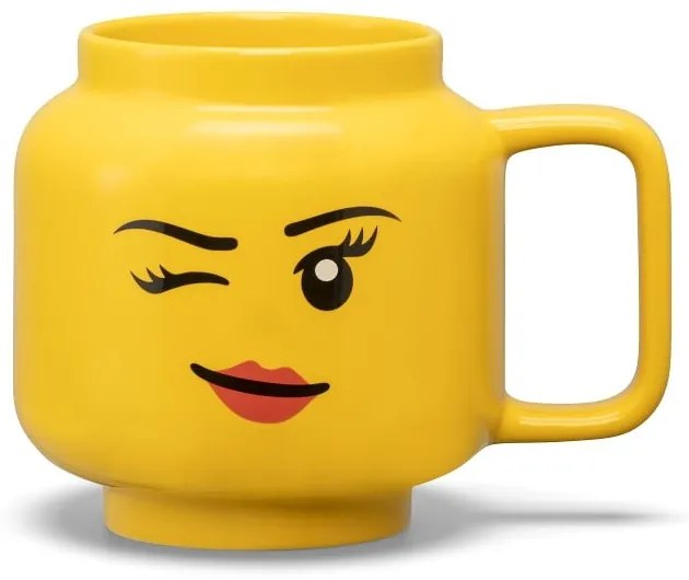 Tazza per bambini in ceramica gialla 530 ml Head - LEGO®