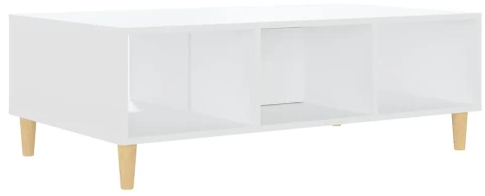 Tavolino da Salotto Bianco 103,5x60x35 cm in Legno Multistrato