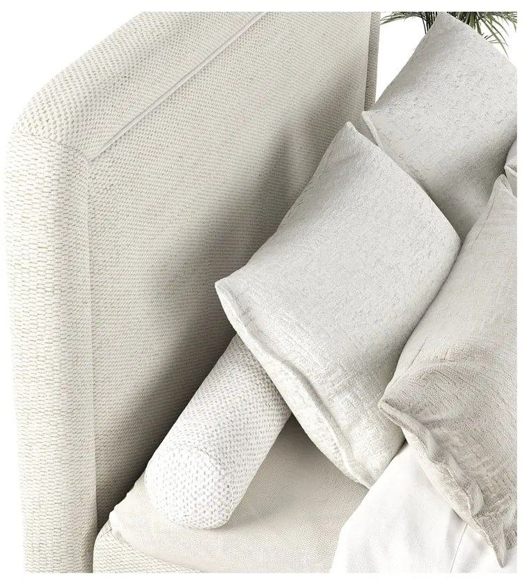 Letto boxspring crema 160x200 cm Dove - Maison de Rêve