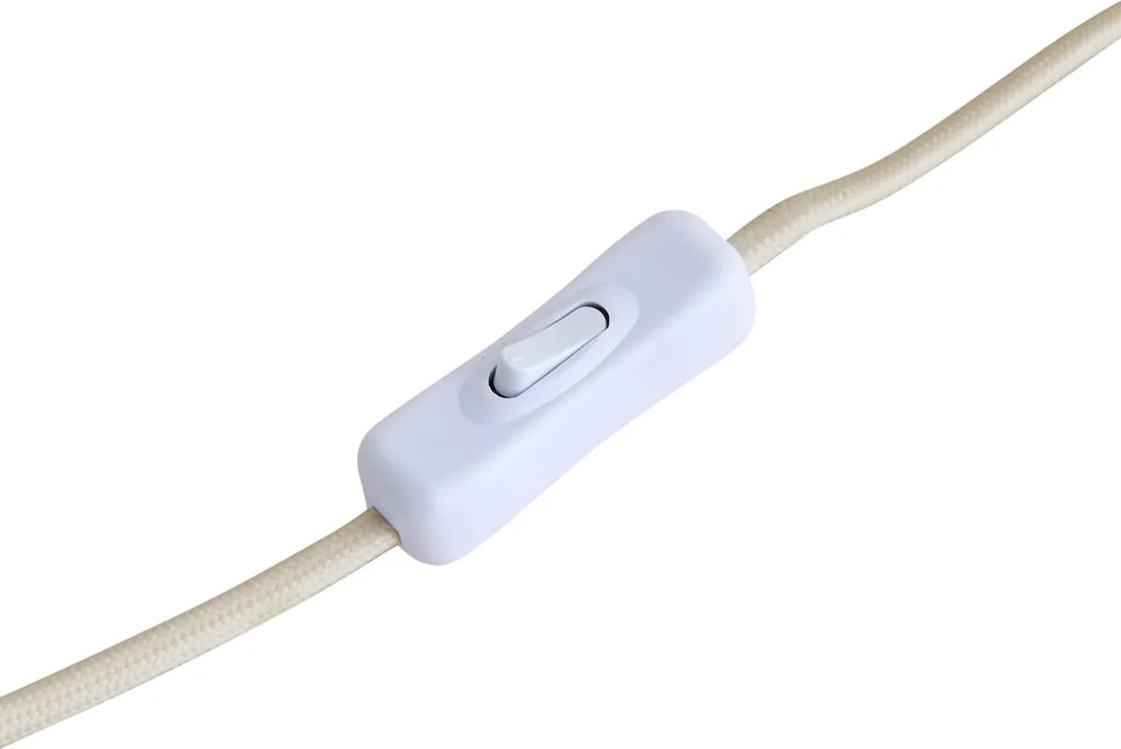 Lampada da tavolo retrò beige 41cm - Ophelia