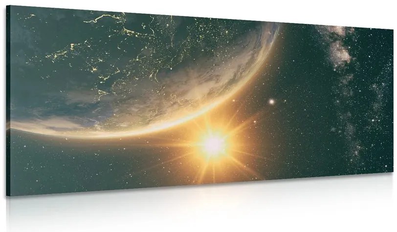 Stampa su tela – Vista del sole dallo spazio