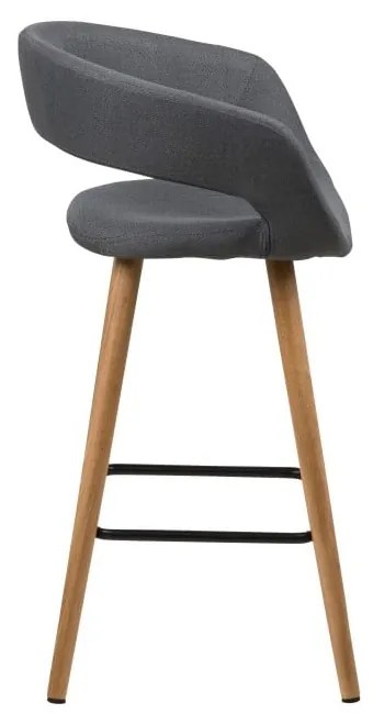 Set di 2 sgabelli da bar grigio scuro Gill - Actona