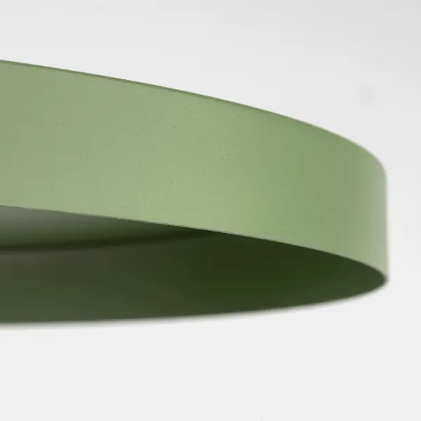 Lampadario a sospensione con filo SILA 1xE27/15W/230V diametro 40 cm verde